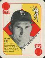 1951 Topps Red Backs #16 Preacher Roe Baseball Card