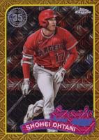 2024 Topps Silver Pack 1989 Chrome Promo #T89C73 Shohei Ohtani Gold Baseball Card