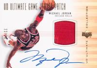 2000 Ultimate Collection Game Jersey Patches #MJ-A Michael Jordan Autograph Basketball Card