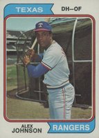 1974 Topps #107 Alex Johnson Baseball Card