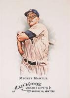 2008 Topps Allen & Ginter #7 Mickey Mantle Baseball Card