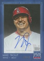 2019 Topps 150 Years of Baseball #117A Mike Trout Autograph Baseball Card