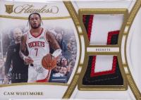 2023 Panini Flawless Flawless Dual Patches #FDPWHI Cam Whitmore Gold Basketball Card