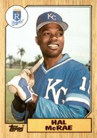 1987 Topps Tiffany #573 Hal McRae Baseball Card