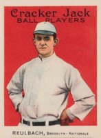 1915 Cracker Jack #80 Ed Reulbach Baseball Card