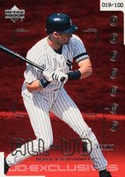 2000 Upper Deck #526 Derek Jeter Exclusives Silver Baseball Card