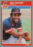 1985 Fleer #443 Joe Carter Baseball Card