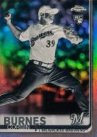 2019 Topps Chrome #84 Corbin Burnes Negative Refractor Baseball Card