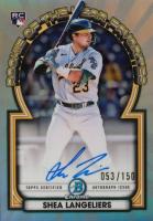 2023 Bowman Rookie of the Year Favorites #ROYSL Shea Langeliers Autograph Baseball Card
