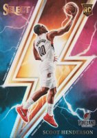 2023 Panini Select Thunder Lane #15 Scoot Henderson Silver Basketball Card