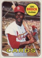 1969 Topps #85 Lou Brock Baseball Card