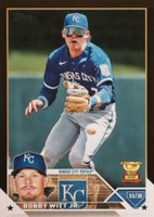 2023 Topps #7 Bobby Witt Jr. Black Baseball Card