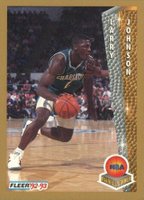 1992 Fleer #247 Larry Johnson Basketball Card