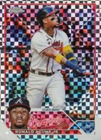 2023 Topps Chrome #39 Ronald Acuna Jr. X-Fractor Baseball Card