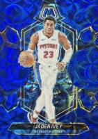 2023 Panini Mosaic #137 Jaden Ivey International Blue Basketball Card