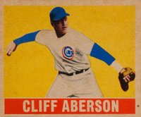 1948 Leaf #136s Cliff Aberson Short Sleeve Baseball Card