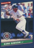 1986 Donruss #125 Kirk Gibson Baseball Card