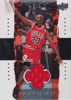 2009 Upper Deck Exquisite Collection #23 Michael Jordan Jersey Parallel Basketball Card