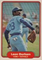 1982 Fleer #595 Leon Durham Baseball Card