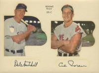 1952 Star-Cal Decals Type 2 #88-c Al Rosen/Dale Mitchell No Envelope Baseball Card