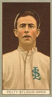 1912 Brown Backgrounds Broadleaf #148 Barney Pelty Baseball Card