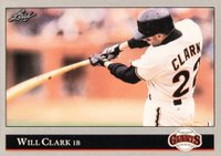 1992 Leaf #241 Will Clark Baseball Card
