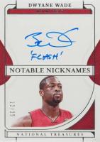 2021 Panini National Treasures Notable Nicknames Autographs #DYW Dwyane Wade Basketball Card