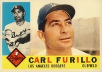 1960 Topps #408 Carl Furillo Baseball Card