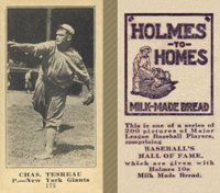1916 Holmes for Homes Bread #175 Jeff Tesreau Baseball Card
