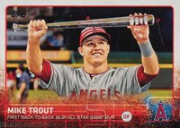 2015 Topps Update #US227 Mike Trout Baseball Card
