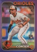2024 Topps Chrome #278 Colton Cowser Purple Refractor Baseball Card