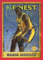 1995 Finest #252 Magic Johnson Refractor Basketball Card
