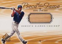 2001 SP Game Bat Piece of the Game #RA Roberto Alomar Baseball Card