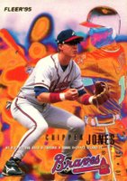 1995 Fleer Update #U-91 Chipper Jones Baseball Card