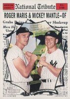 2011 Topps Heritage  #594 Mickey Mantle/Roger Maris 2011 NSCC VIP Baseball Card