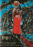 2023 Panini Select #282 Cam Whitmore Light Blue Disco Basketball Card