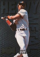 1996 Metal Universe Heavy Metal #2 Barry Bonds Baseball Card