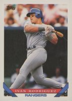 1993 Topps #360 Ivan Rodriguez Baseball Card