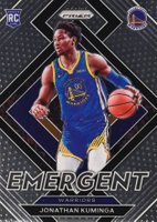 2021 Panini Prizm Emergent #5 Jonathan Kuminga Basketball Card