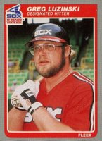 1985 Fleer #521 Greg Luzinski Baseball Card