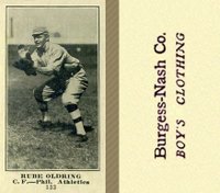 1916 Burgess-Nash Co. #133 Rube Oldring Baseball Card