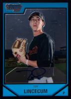 2007 Bowman Chrome Prospects #BCP238 Tim Lincecum Autograph Baseball Card