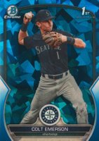 2023 Bowman Draft Sapphire Edition #BDC42 Colt Emerson Baseball Card