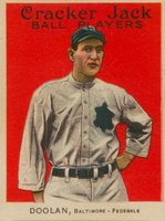 1914 Cracker Jack #120 Mickey Doolan Baseball Card