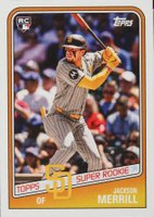 2024 Topps Throwback Thursday #101 Jackson Merrill Baseball Card