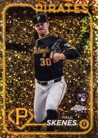 2024 Topps Gilded Collection #36 Paul Skenes Gold Mini Diamond Baseball Card