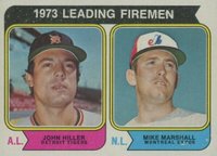 1974 Topps #208 Leading Firemen Baseball Card