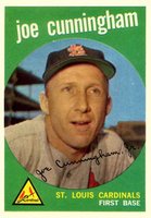 1959 Topps #285 Joe Cunningham Baseball Card