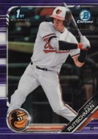 2019 Bowman Draft #BDC1 Adley Rutschman Chrome-Batting-Purple Refractor Baseball Card