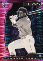 2022 Panini Chronicles Titan #1 Wander Franco Pink Pulsar Baseball Card